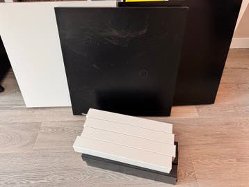 IKEA LACK tafels- zwart en wit (3stuks)