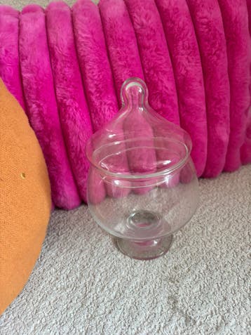 Gratis ophalen snoeppotje glas