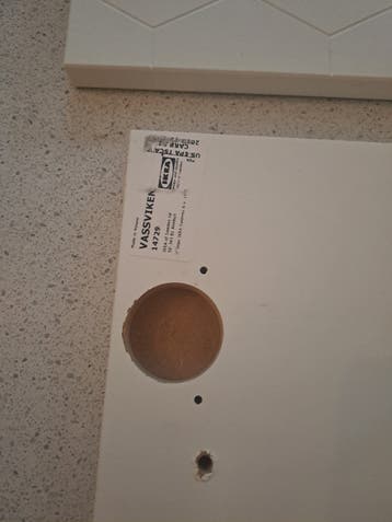IKEA Vassviken Hexagon Tegelpatroon Deur/Ladefront