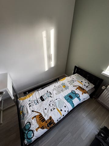 Gratis kinderbed met schapenmotief