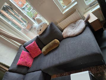 TEAB - Ruime 3-zitsbank met chaise longue - Gebruikt