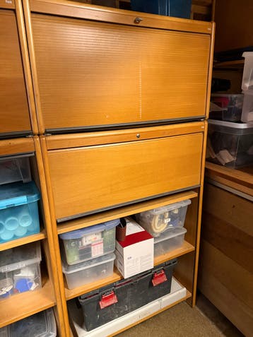 Houten Roldeurkasten - Gratis afhalen