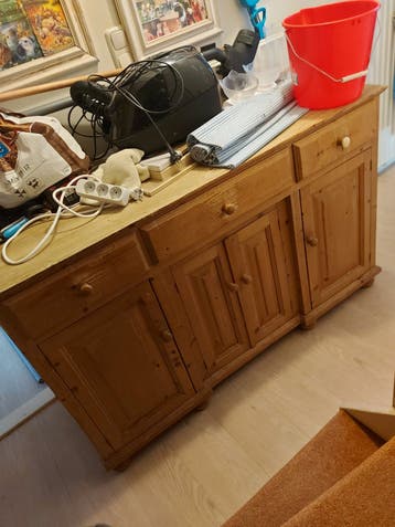 Grenenhouten kast - opknapper
