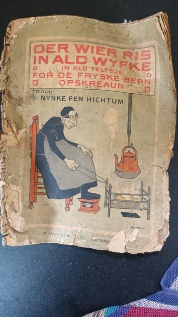 Antiek prentenboek - Nynke fan Hichtum.