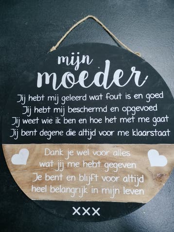 Decoratief Moederbord - Cadeau voor Moeder