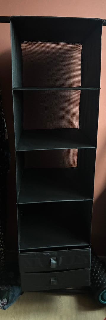 GRATIS hangende opberger zwart, ikea