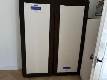 2x Boxspring matrassen 80x200 cm met achterkant