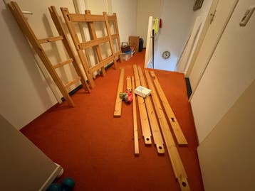 Verhogingsmateriasl voor het maken stapelbed