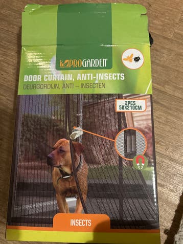 GRATIS ProGarden Deurgordijn Anti-Insecten 2 Stuks 50x210cm