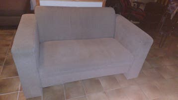 Comfortabele 2-zitsbank - Beige