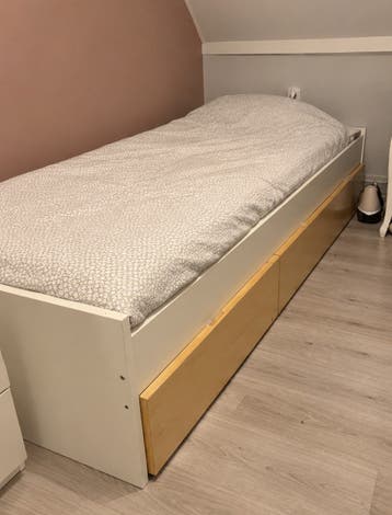 Bedombouw met lattenbodem, zonder matras