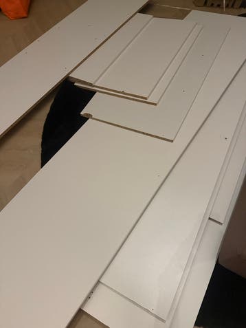 Witte mdf meubelpanelen - Diverse maten