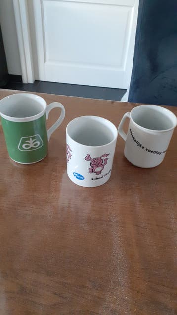 mokken met tekst zie omschrijving