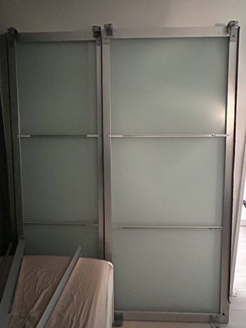 4x IKEA PAX LYNGDAL SCHUIFDEUR h236cm (2x75cm,2x100cm)