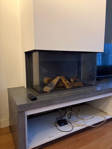 Beton bladen voor TV meubel en gashaard ombouw (3 stuks)