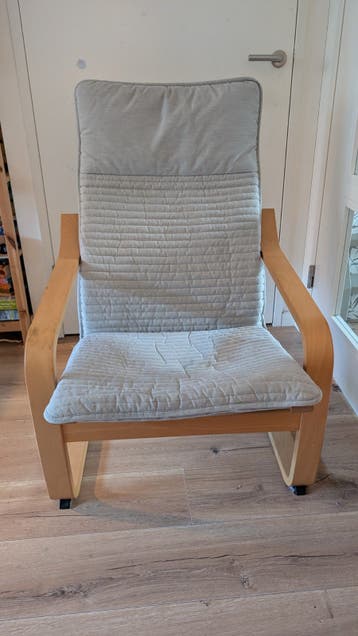 Gratis Ikea houten Poang stoel