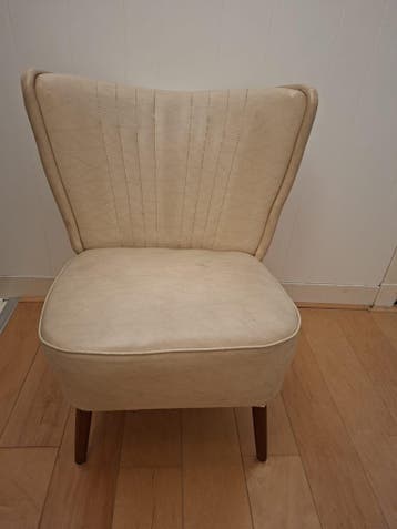 twee vintage witte jaren '50/'60 clubs