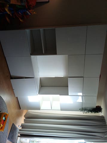 GRATIS besta kast ikea Witte modulaire kast met deuren en pl