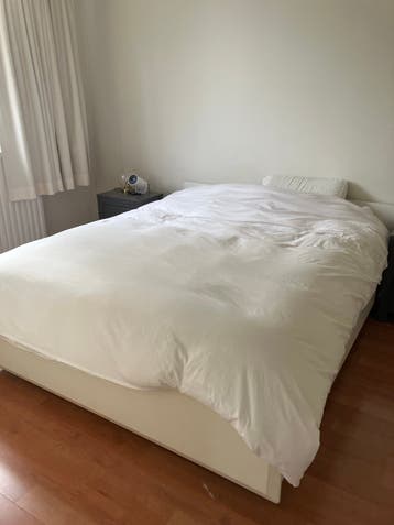 Tweepersoonsbed met matras - 160x200 cm