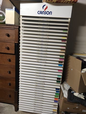 Canson Hobby/Knutsel Papier/Karton Opbergkast met 36 Leggers