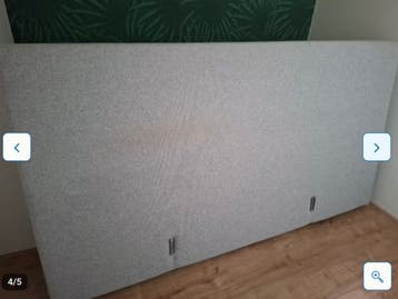 Hoofdboord voor boxspring 200 x 110 cm