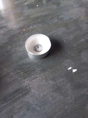 GRATIS lege waxinelichtjes