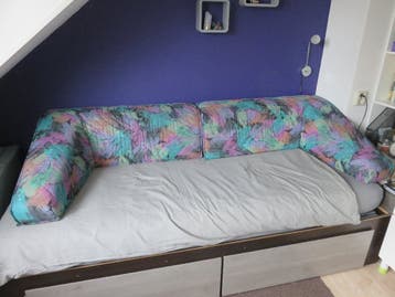 losse rugkussens voor slaapbank tienerkamer