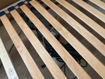 Eenpersoonsbed met lattenbodem 90x200 cm