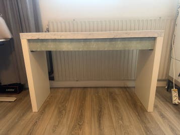GRATIS MALM toilettafel met lade - 120x41x78cm