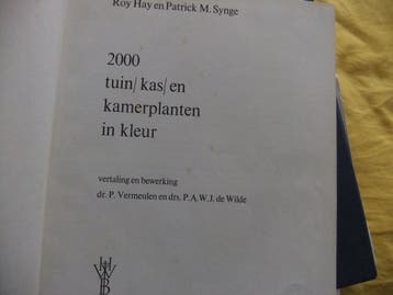 2000 tuin/kas/kamerplanten boek