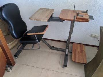Game meubel computermeubel op wielen en verstelbaar