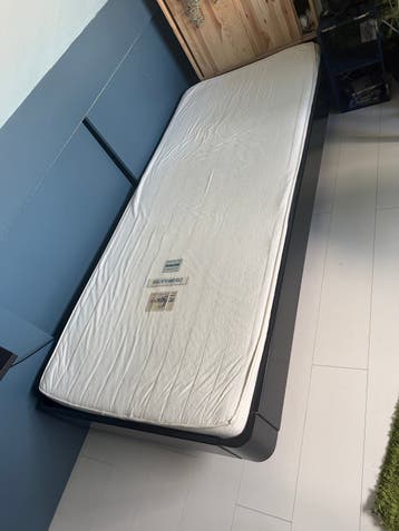 1 persoonsbed extra lang 90x210 cm