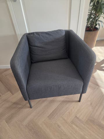 Fauteuil - grijs/blauw