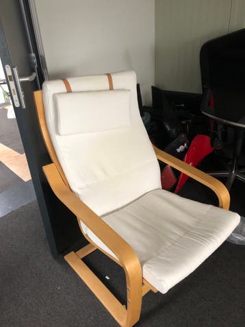 Comfortabele fauteuil met wasbare hoes