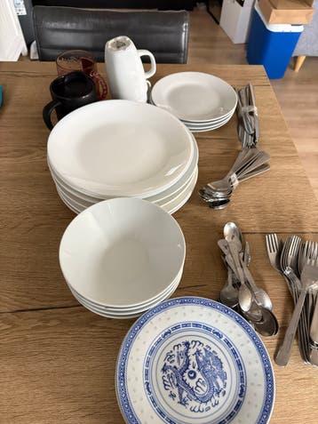 Gratis af te halen Bestekset en servies