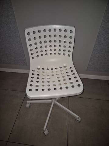 IKEA Bureaustoel - Wit, Gebruikt