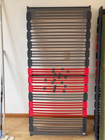2x Lattenbodem 200x90 cm - Verstelbaar