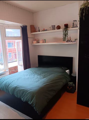Bed IKEA MALM inclusief lattenbodem
