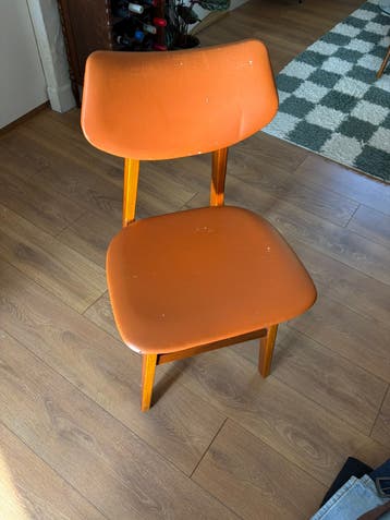 Gratis: 2 vintage mid century stoelen