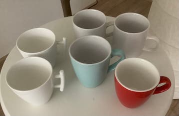 Gratis ophalen, 6 koffiemokken