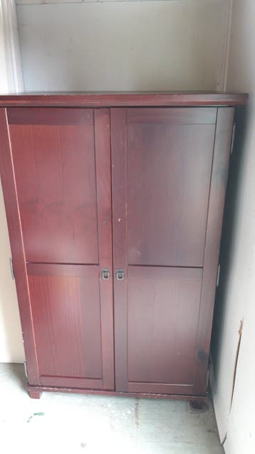 kersenhouten kast bureaukast