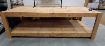 GRATIS Houten Inpak- of Displaytafel - 244x80x80 cm