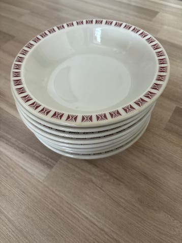 Porselein borden