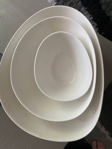 3 Witte schalen GRATIS !!!