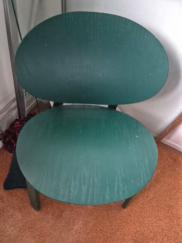 Gratia Stoel - Groen Houten Stoel