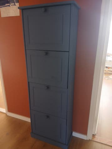 Schoenenkast met 4 vakken -