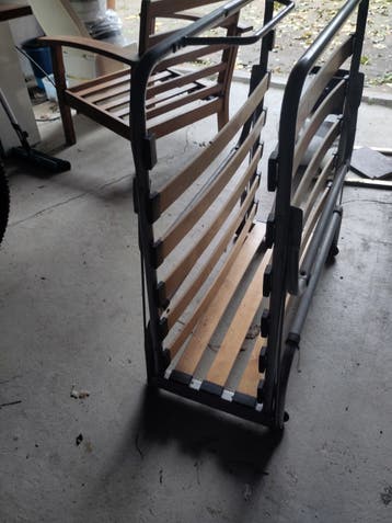logeerbed, opklapbed
