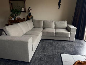 Grote hoekbank - 227x84 cm, zithoogte 42 cm