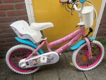 Roze kinderfiets