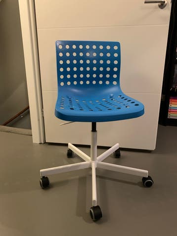 IKEA bureaustoel blauw